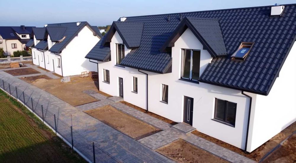 Nowoczesny dom bliźniaczy 92,54 m² — Podole koło Ciechocinka