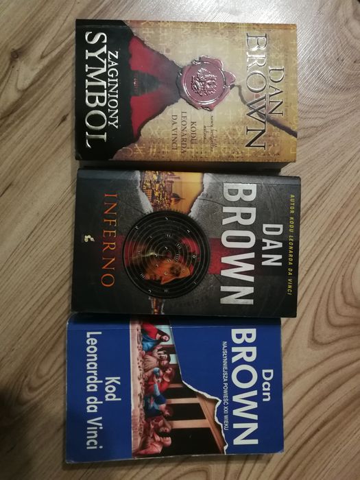Dan Brown Inferno, Kod da Vinci, Zaginiony symbol