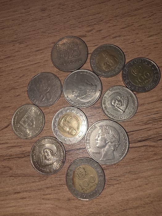 Notas e moedas de coleção