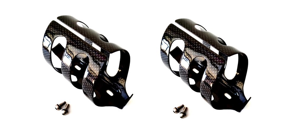 Ultralekkie Koszyki Bidon FLYER Carbon 28 g ! SWISS + Ti Bolt 2 SZTUKI