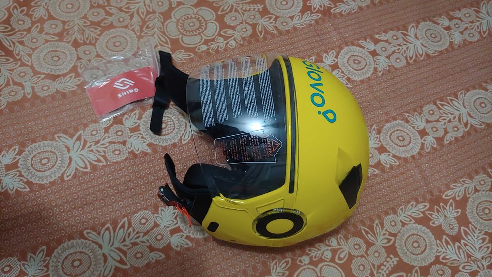 Мото шлем L Shiro Glovo доставка, курьер с биркой новый