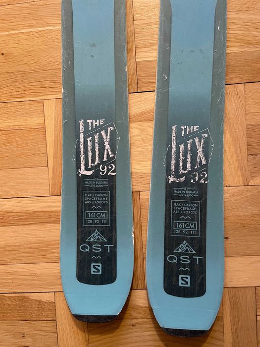 Narty All Mountain Salomon QST Lux 92 - 161 cm -  bez wiązań