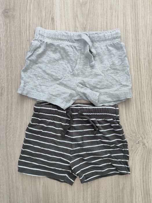 Zestaw spodenki szorty H&M F&F 80 cm