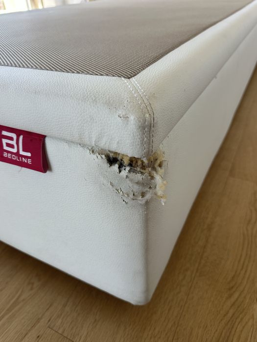 Sommier com arrumação Bedline 0.9x2m