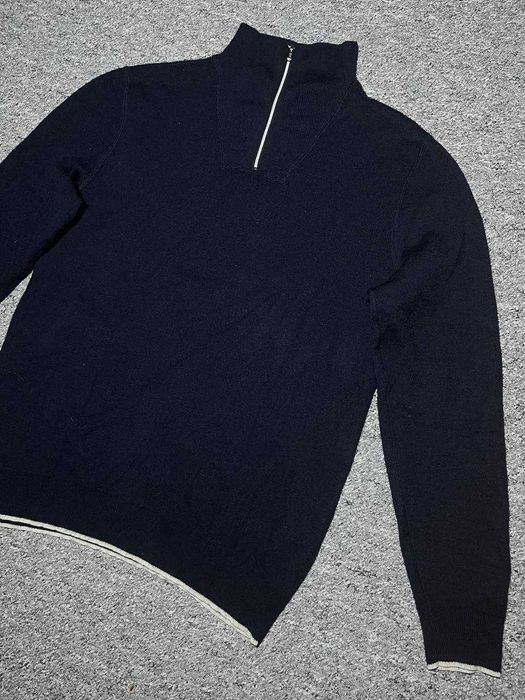 Чоловічий светр BOGGI Milano 1/4 Zip - ВОВНА/БАВОВНА - Розмір М