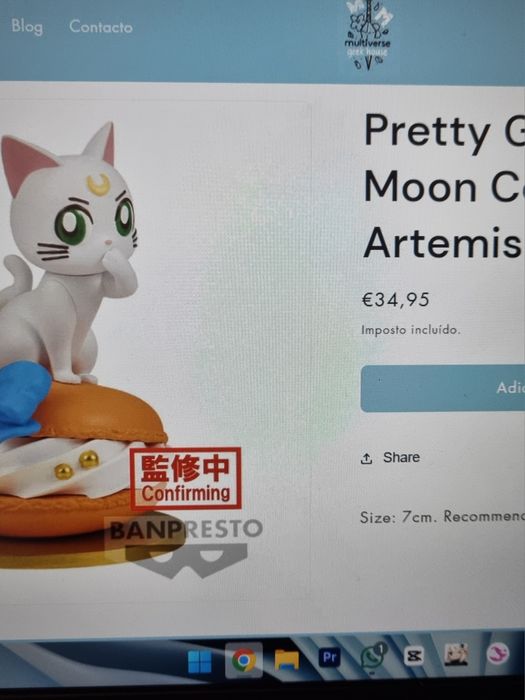 Pretty Guardian Sailor Moon Cosmo The Movie Artemis Figure64739425893249124