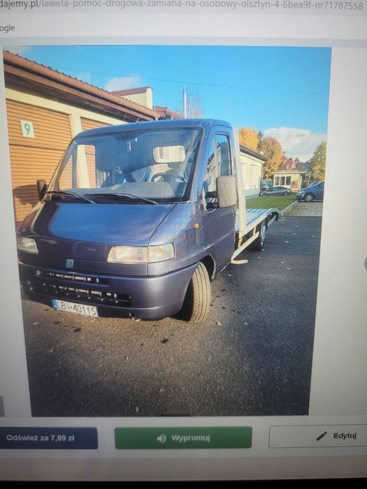 Laweta Pomoc Drogowa zamiana na osobowy      24500 zł
