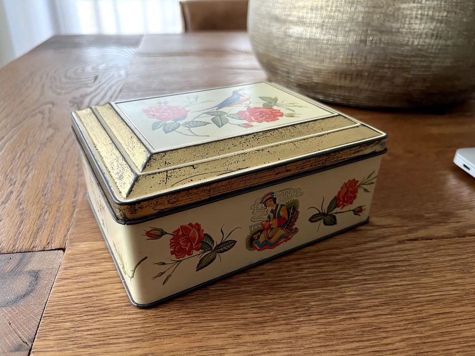 Puszka Pudełko na herbatę Niemeyer Holland Lata 1950/60 r.