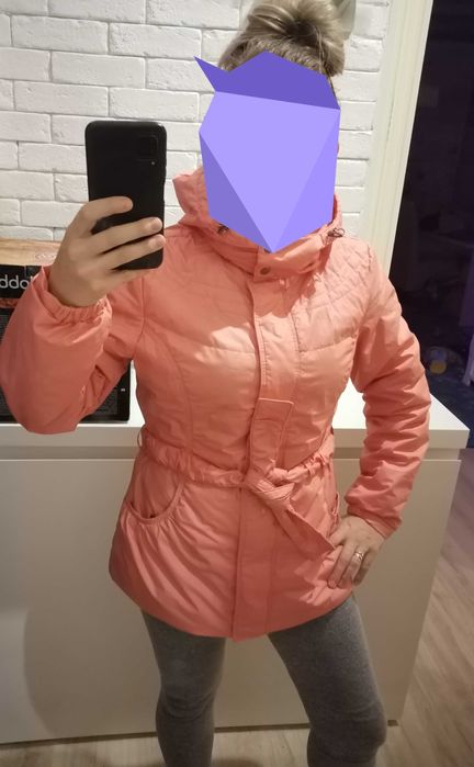 Kurtka Reebok L łososiowa