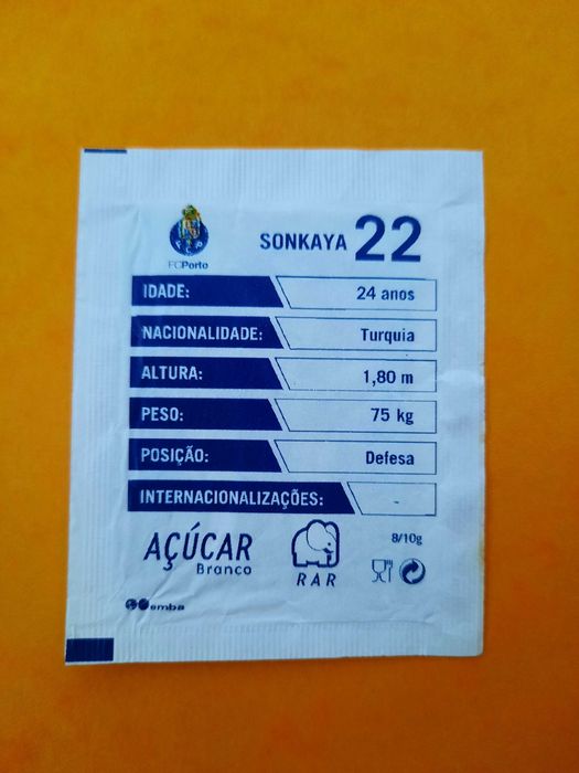 Pacote de açúcar Sonkaya - RAR Clubes Porto