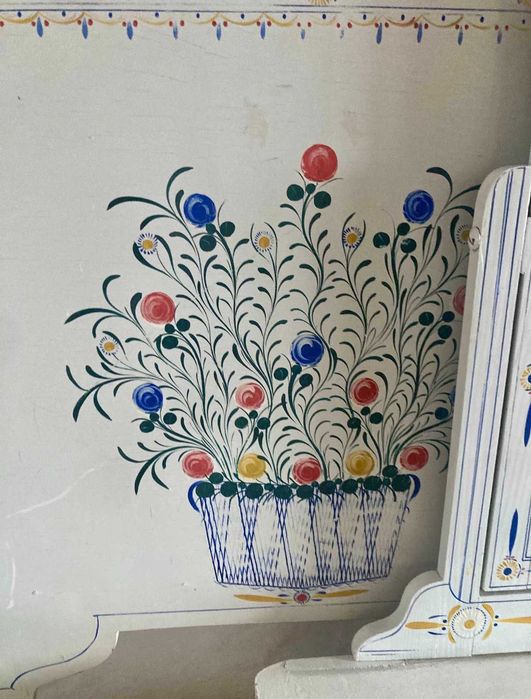 Magnífico conjunto de mobília de quarto tradicional alentejana - original