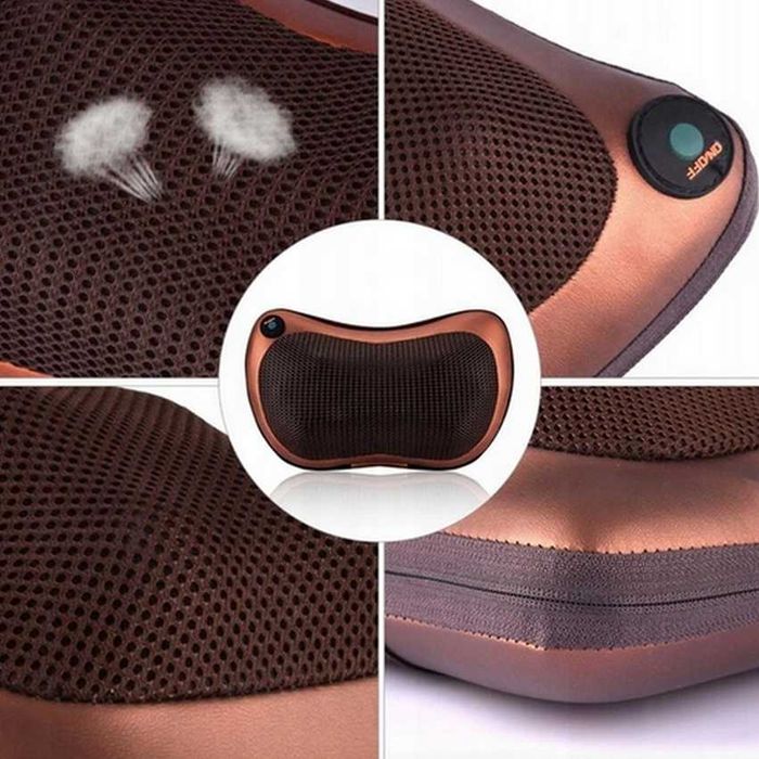 Poduszka masująca ciało kark plecy stopy masażer relaksacyjny SHIATSU