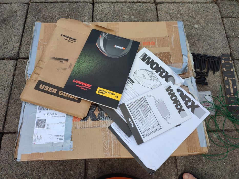 Robot koszący kosiarka Worx Landroid komplet