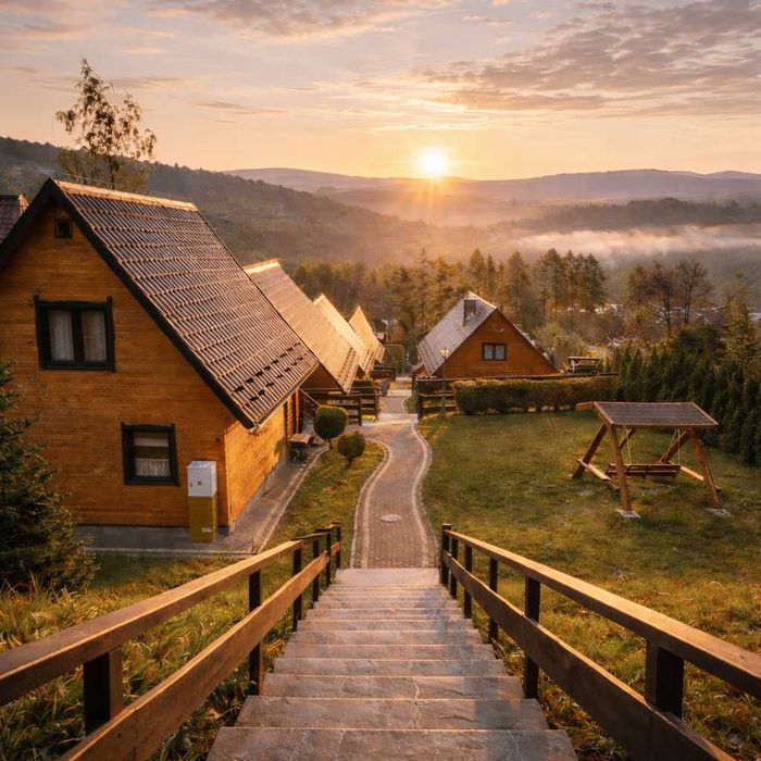 Domki w Centrum Soliny/150m Zapora i PKL/Wiosna-Wielkanoc, Lato