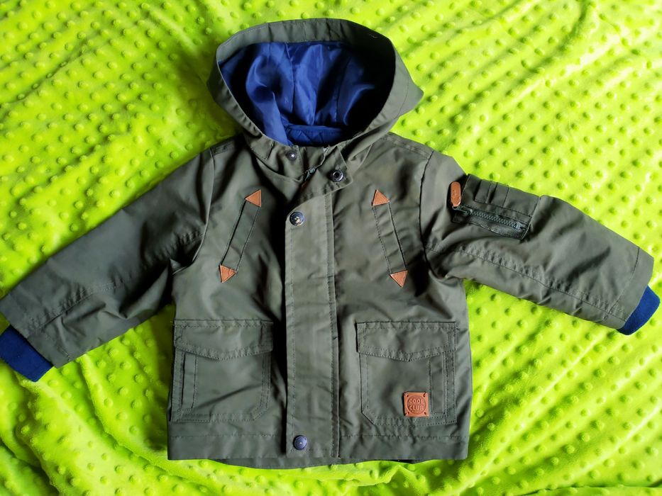 Kurtka parka 2w1 rozmiar 80