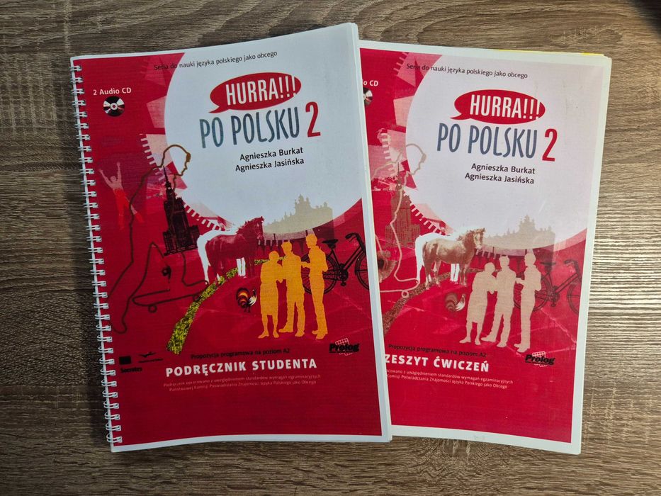 Hurra po polsku 2 – набор "учебник студента + тетрадь упражнений" (А2)