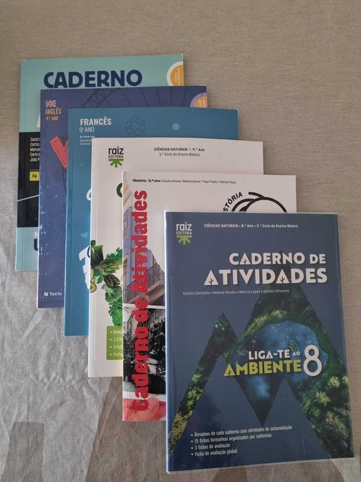 Cadernos de Atividades/Fichas 8°ano / 9ºAno