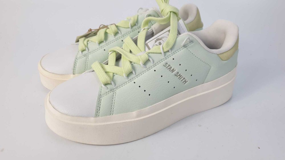 ADIDAS STAN SMITH BONEGA - skórzane sneakersy   r. 36 2/3