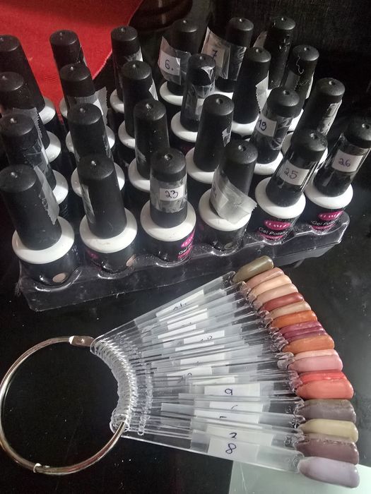 24 cores de verniz de gel