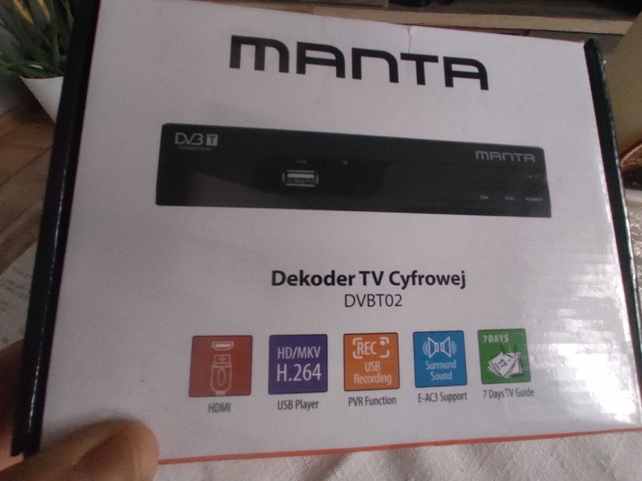 Dekoder tuner telewizyjny DVBT-T02
