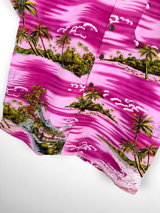 Koszula hawajska męska retro vintage plażowa wakacyjna r. XL