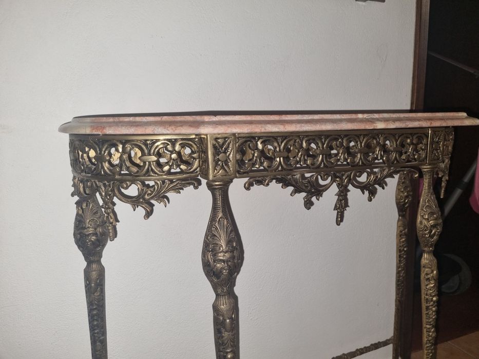 Consola com pedra mármore
