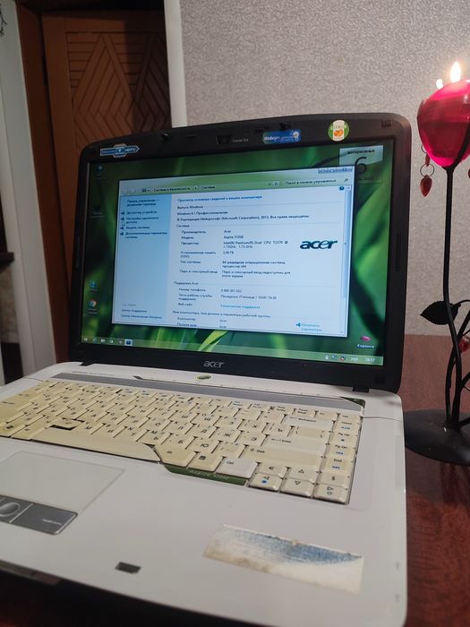 Ноутбук Acer Aspire_5720G + подсветка и сумка в подарок!