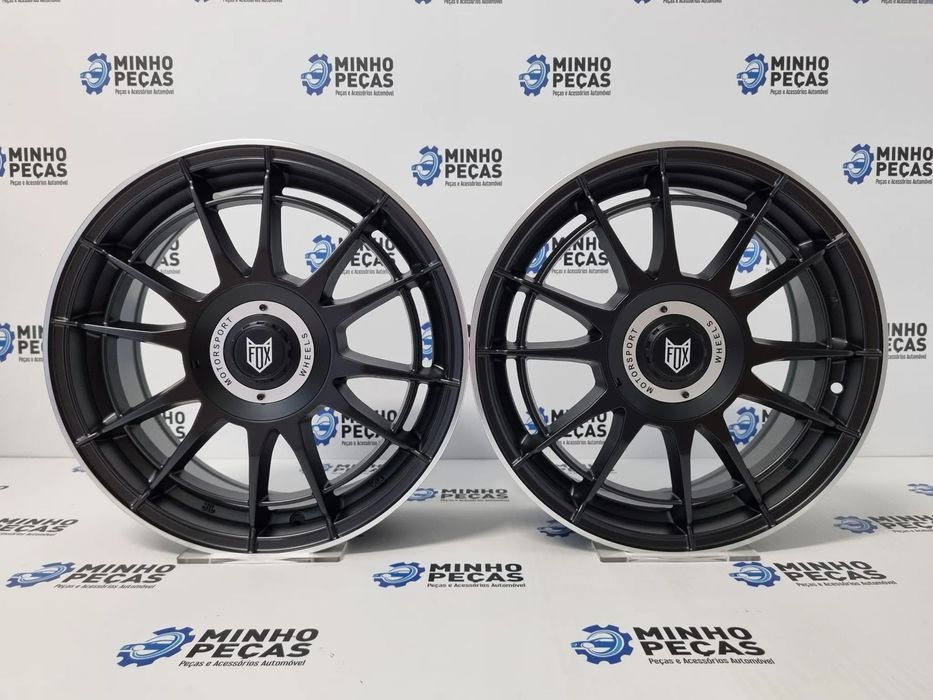 Jantes Fox VR4 em 16 Satin Black (4x100 | 4x108)