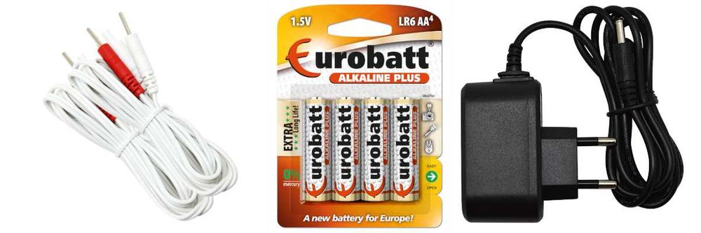 Elektrostymulator mięśni tens ems masaż duży zestaw XXL 16 elektrod