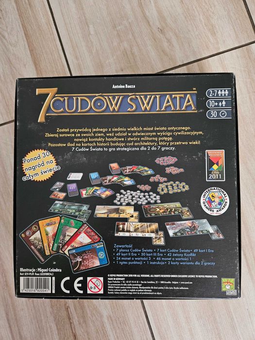 Gra planszowa 7 Cudów Świata – komplet