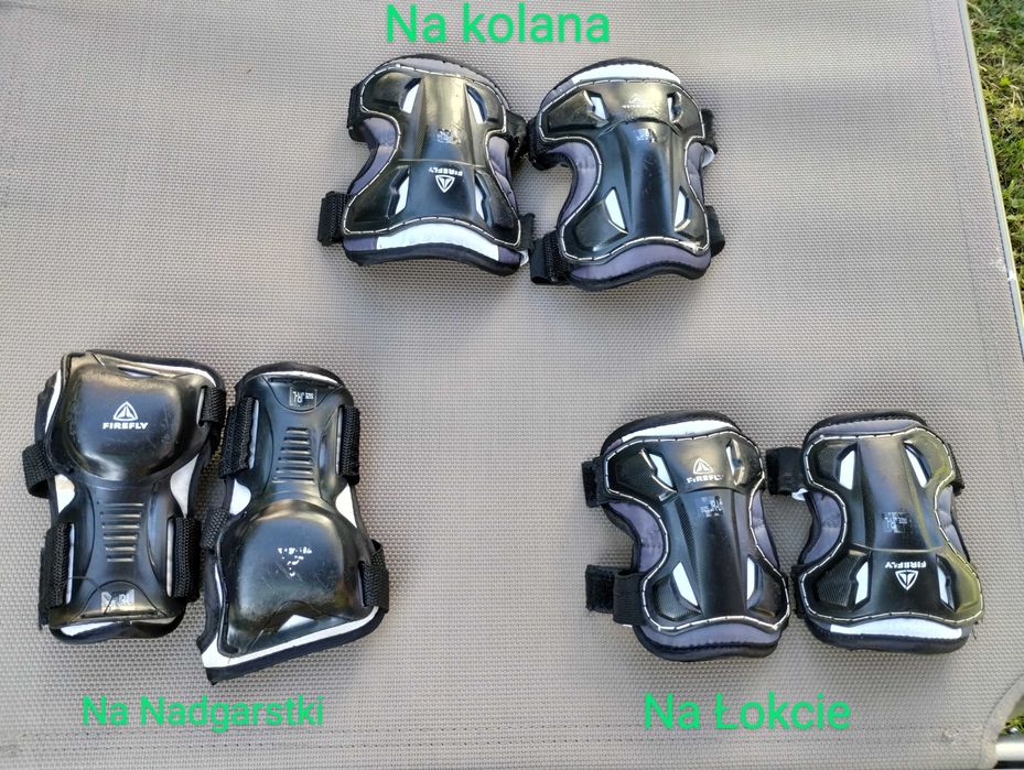 Sprzedam uzywane rolki + ochraniacze