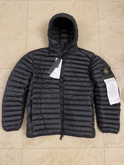 Микропуховик Stone Island Classic Micro Down Jacket Black Оригинал
