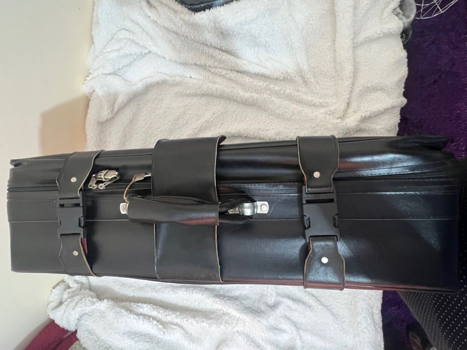 Mala Antiga de viagem Preta