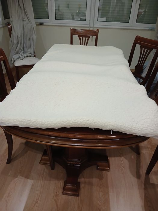 Colchao com cobertura pele de borrego