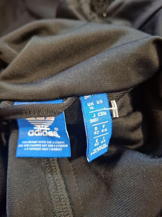 Nowy komplet dresowy damski czarny  L Adidas