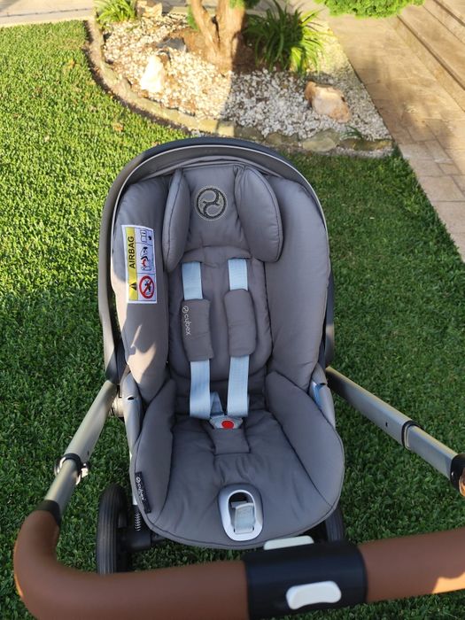 Cadeira auto ovo babycoque Cybex Cloud Z I-size Soho cinza