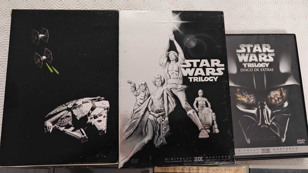 Star Wars 1 e 2 triologias DVD