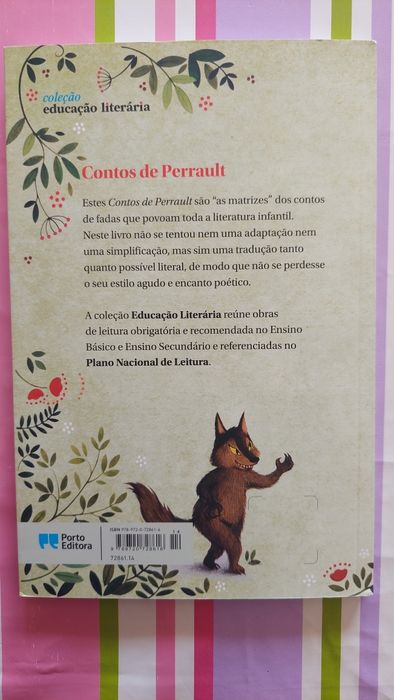Livro: "Contos de Perrault", Maria Alberta Menéres, 3 ano