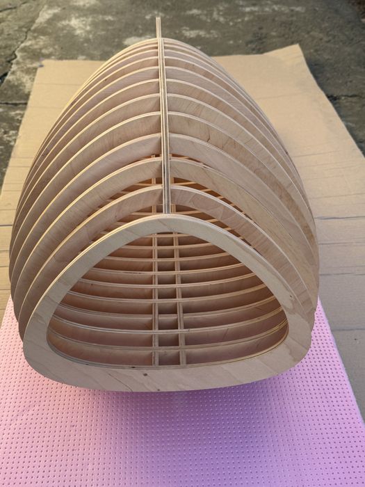 Рибка з дерева, будиночок для котика