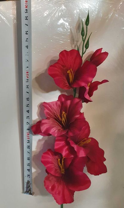 Mieczyk kwiat sztuczny gałązka