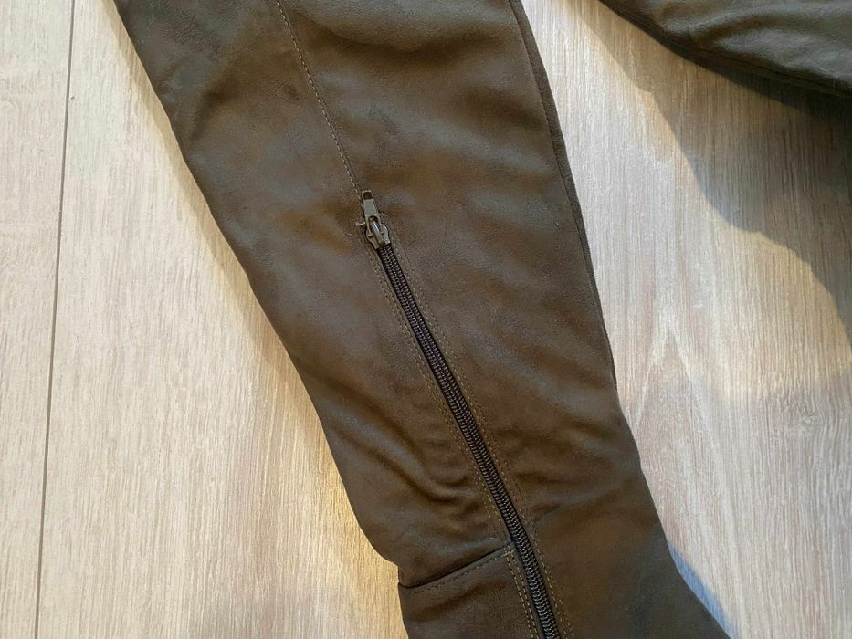 Zamszowe kozaki r.37