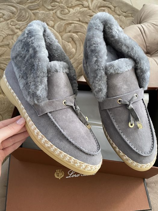 Лофери з хутром сапоги зимові