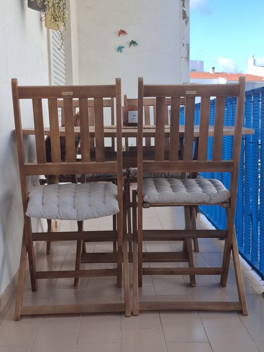 Mesa e cadeiras Kasa 4 lugares