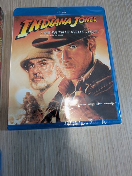 Indiana Jones Blu-ray – 4 filmy – 3 NOWE W FOLII
