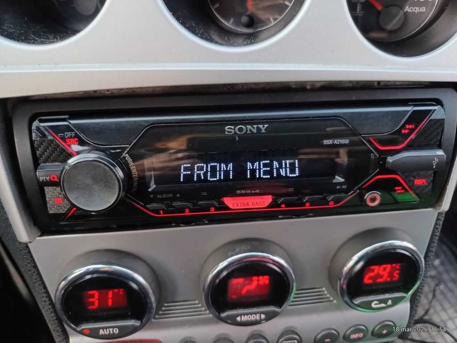 RADIO-Smatphone-iPhone-iPod RDS Text AUX USB2.0 SONY DSX-A210UI XPlod 4x55W Player-MP3-WMA-FLAC Equalizer-EQ10 Extra-BASS Karaoke Subwoofer 2RCA 2DIN