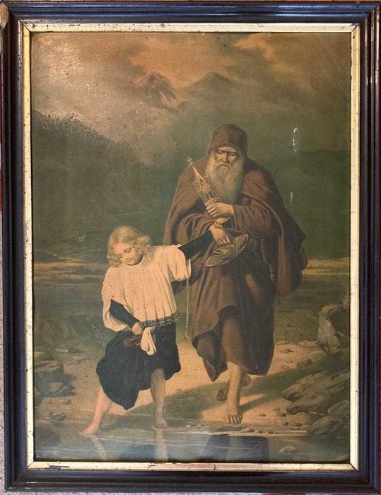 Quadro emoldurado "Anjo da Guarda"