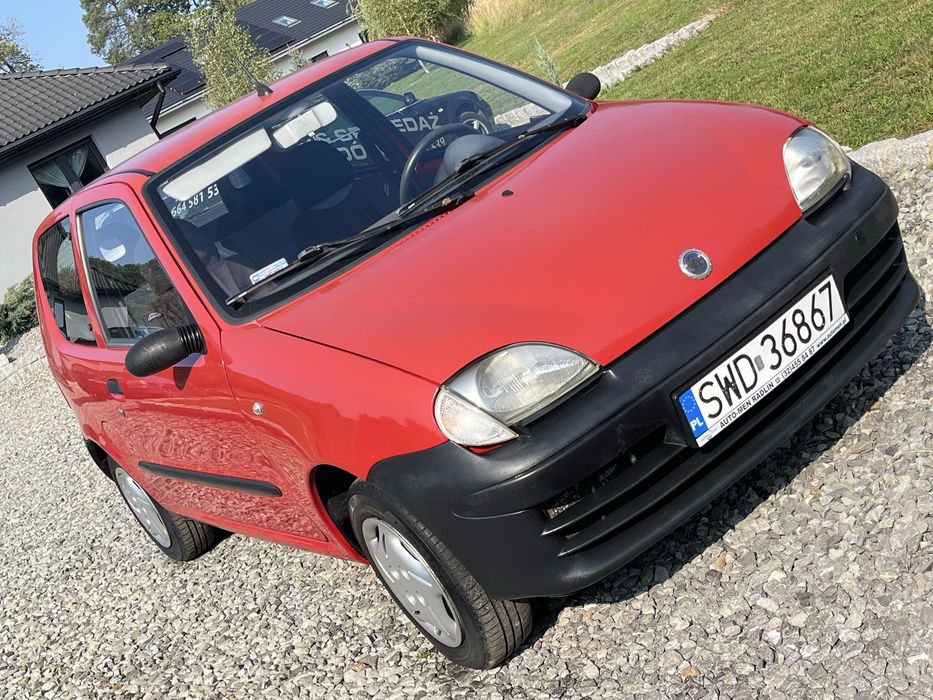 FIAT SEICENTO 1.1  2002r  54KM 2-kpl kół #Zdrowy #Ładny #Okajza