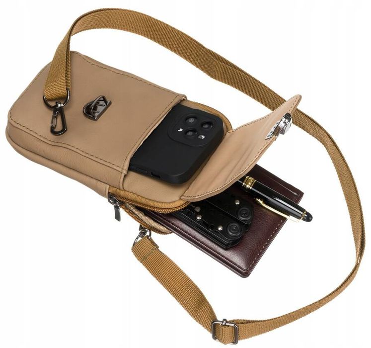 mini torebka damska ze skóry naturalnej - rovicky