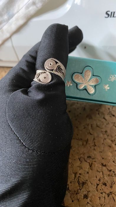 Anel em prata filigrana