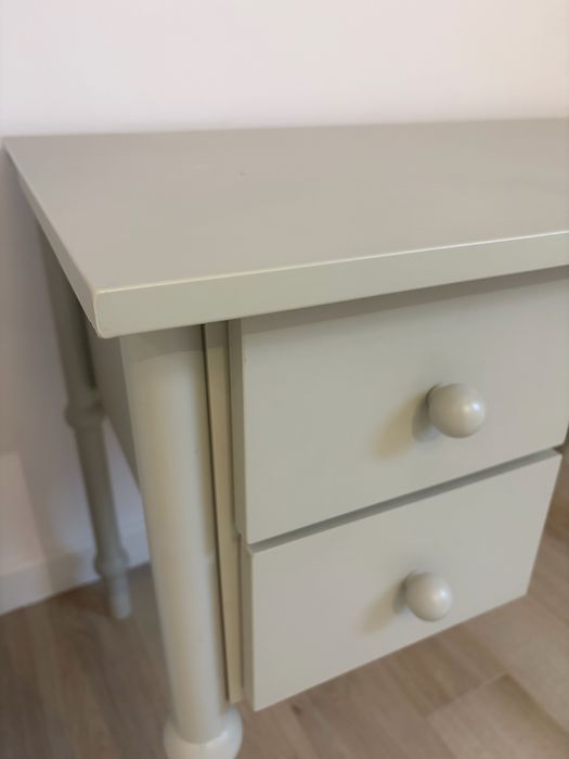 Biurko Babushka, Wood Luck biurko retro dla dzieci , oliwka